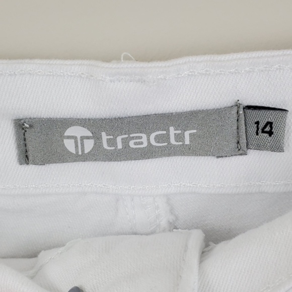 Girls Tractr Fray Hem Shorts - Picture 4 of 5